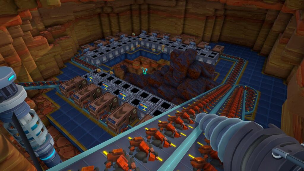 Foundry เกม Co-op จำลองการสร้างโรงงานหุ่นยนต์แบบ Sandbox 5 Foundry