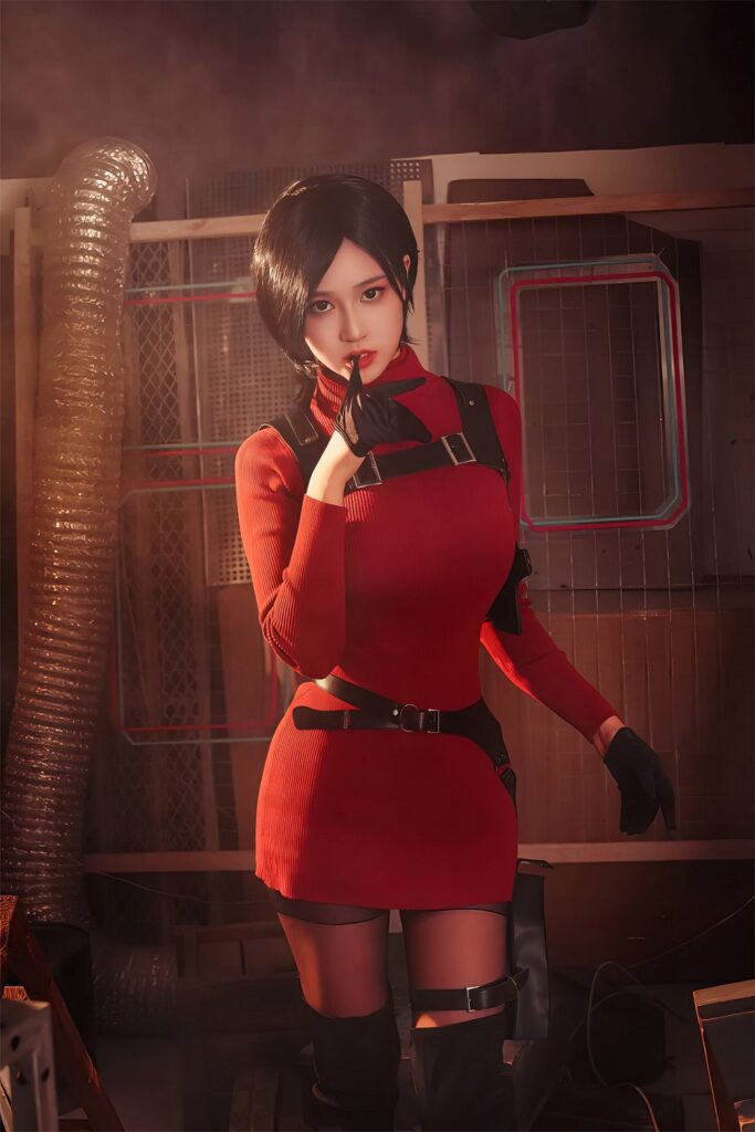 คอสเพลเยอร์สาย OLF โชว์การแต่งคอสเพลย์เป็น Ada Wong จาก Resident Evil 3 Ada Wong Resident Evil Cosplay by Nnian