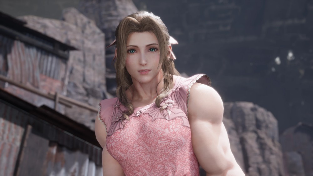 Buffed Female Final Fantasy VII Remake Mod by FudgeX02