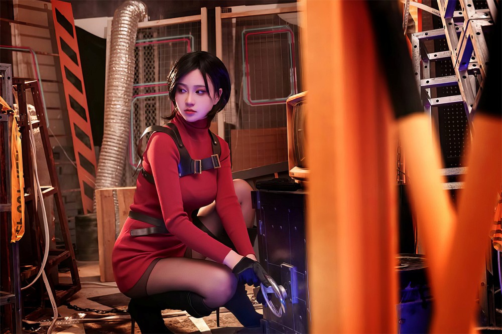 คอสเพลเยอร์สาย OLF โชว์การแต่งคอสเพลย์เป็น Ada Wong จาก Resident Evil 10 Ada Wong Resident Evil Cosplay by Nnian