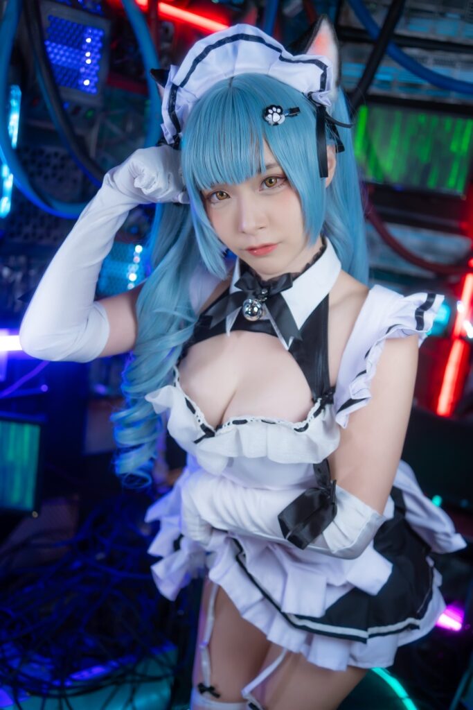 PRIVATY จาก GODDESS OF VICTORY: NIKKE เวอร์ชั่นเมดที่เซ็กซี่แบบคิ้วท์ ๆ ฝีมือคุณรินะ 3 PRIVATY GODDESS OF VICTORY NIKKE Cosplay by Rina 1