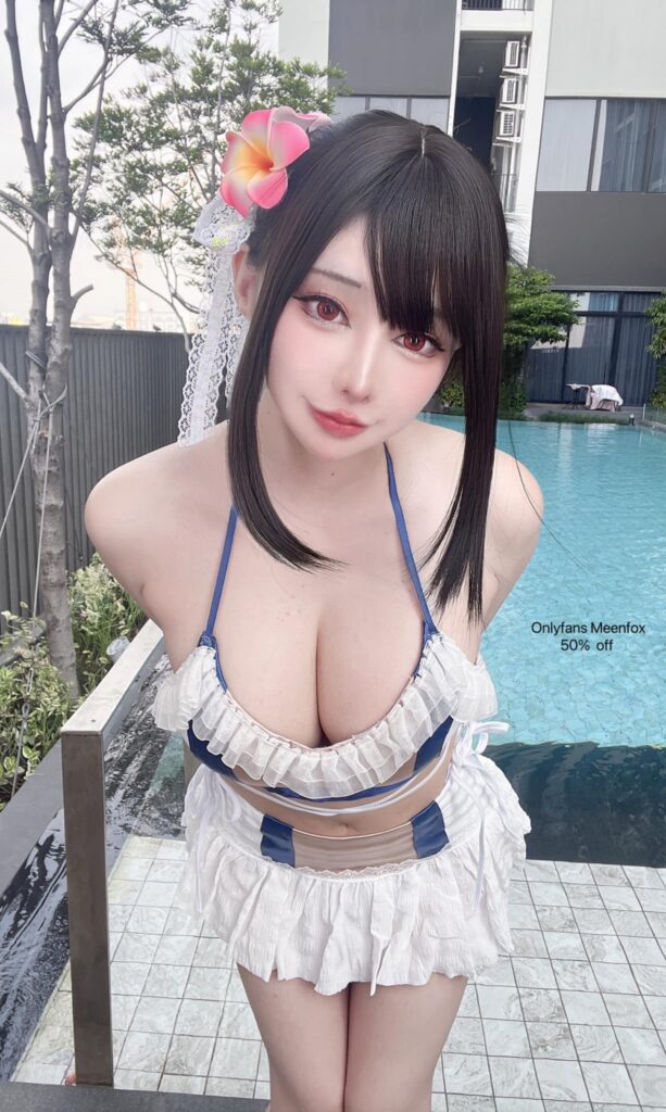 คุณมีนฟอกซ์แปลงโฉมเป็น Tifa จาก Final Fantasy VII Rebirth ในชุดว่ายน้ำอันลือลั่น 3 Tifa Final Fantasy VII Rebirth Cosplay by Meenfox 2