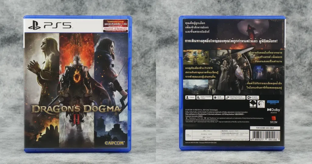 Capcom เผยโฉมปกภาษาไทยเกม Dragon's Dogma 2 2 Dragon's Dogma 2 Relvealed Thai Cover