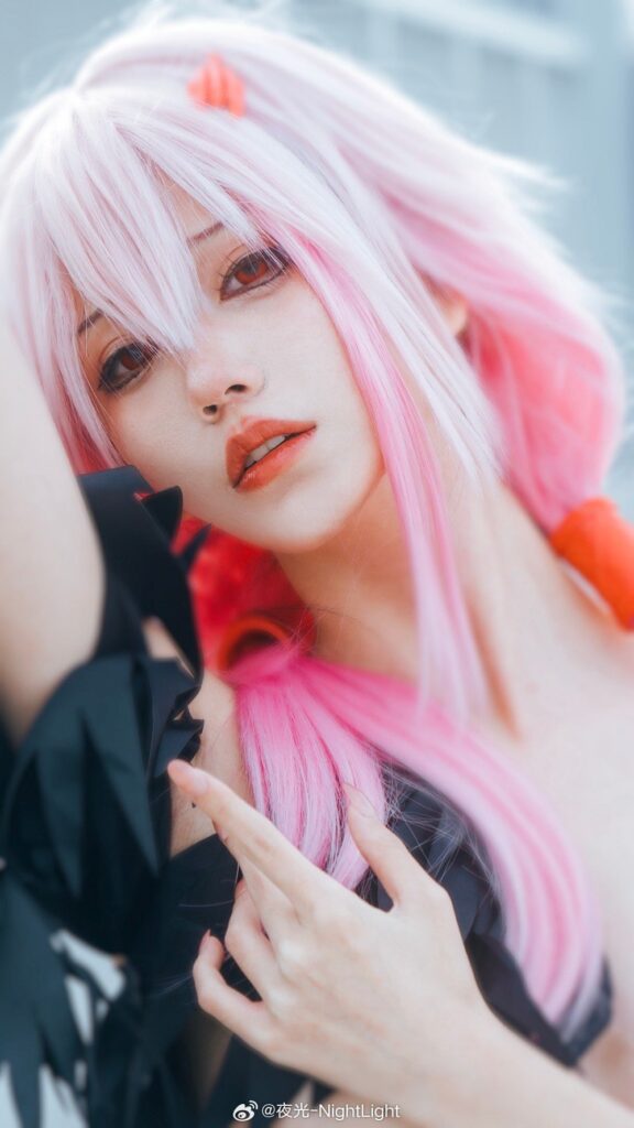 คอสเพลย์ Inori Yuzuriha จาก Guilty Crown ในชุดสีดำสุดแซ่บ 2 Inori Yuzuriha Guilty Crown Cosplay by Night Light