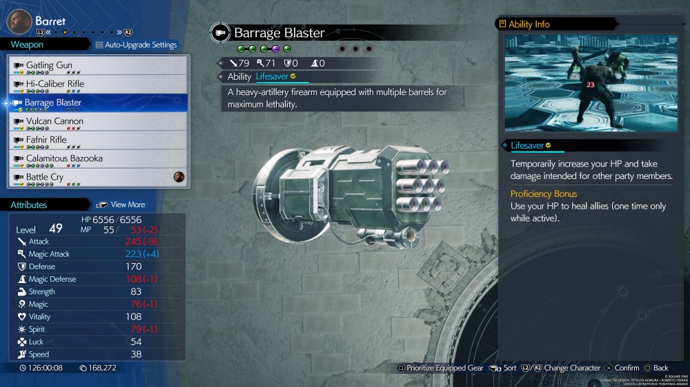 รวมวิธีการตามหาอาวุธทั้งหมดของ Barett ใน Final Fantasy VII Rebirth 4 Final Fantasy VII Rebirth Barett Weapon List 3
