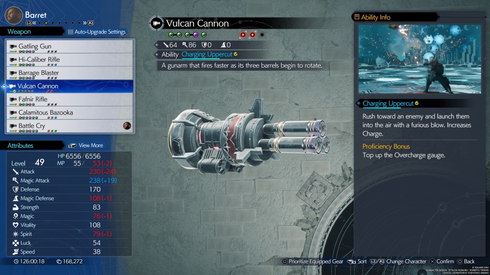 รวมวิธีการตามหาอาวุธทั้งหมดของ Barett ใน Final Fantasy VII Rebirth 5 Final Fantasy VII Rebirth Barett Weapon List 4