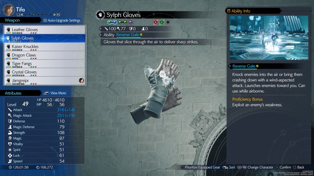 รวมวิธีการตามหาอาวุธทั้งหมดของ Tifa ใน Final Fantasy VII Rebirth 3 Final Fantasy VII Rebirth Tifa Weapon List 2