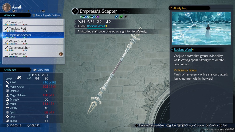 รวมวิธีการตามหาอาวุธทั้งหมดของ Aerith ใน Final Fantasy VII Rebirth 4 Final Fantasy VII Rebirth Aerith Weapon List 3