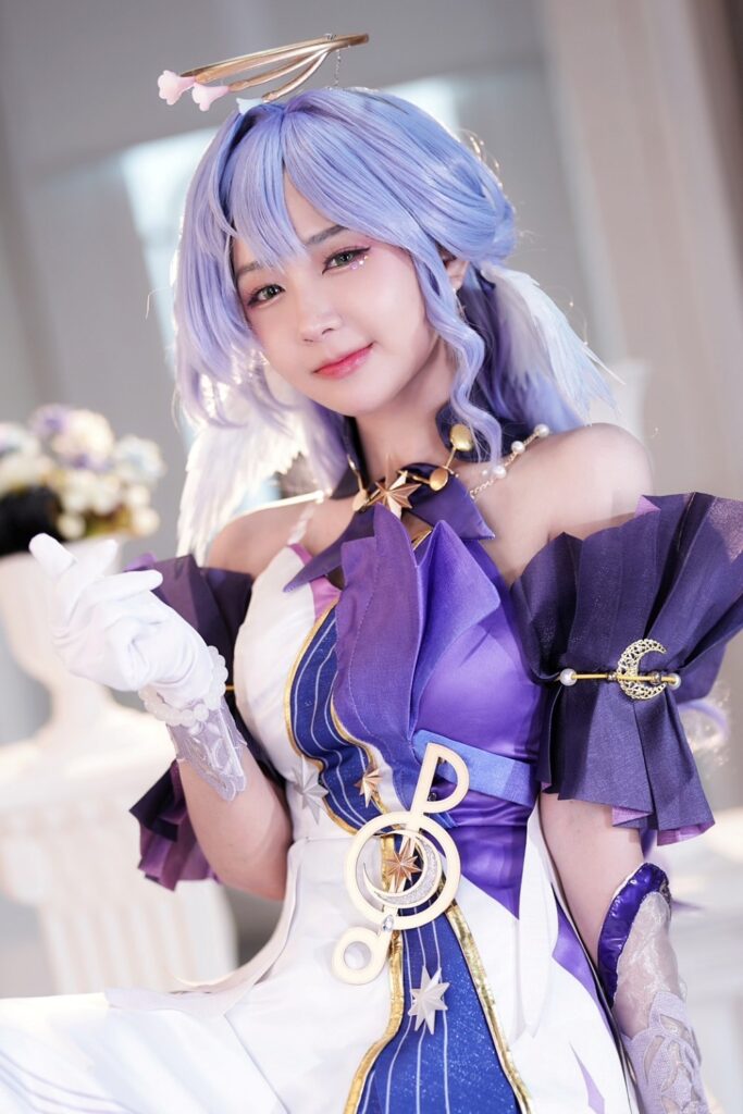 คุณมินตันโชว์แปลงโฉมเป็น Robin จาก Honkai: Star Rail ที่น่ารักทำเอาใจละลาย 4 Robin Honkai: Star Rail Cosplay by Mintan