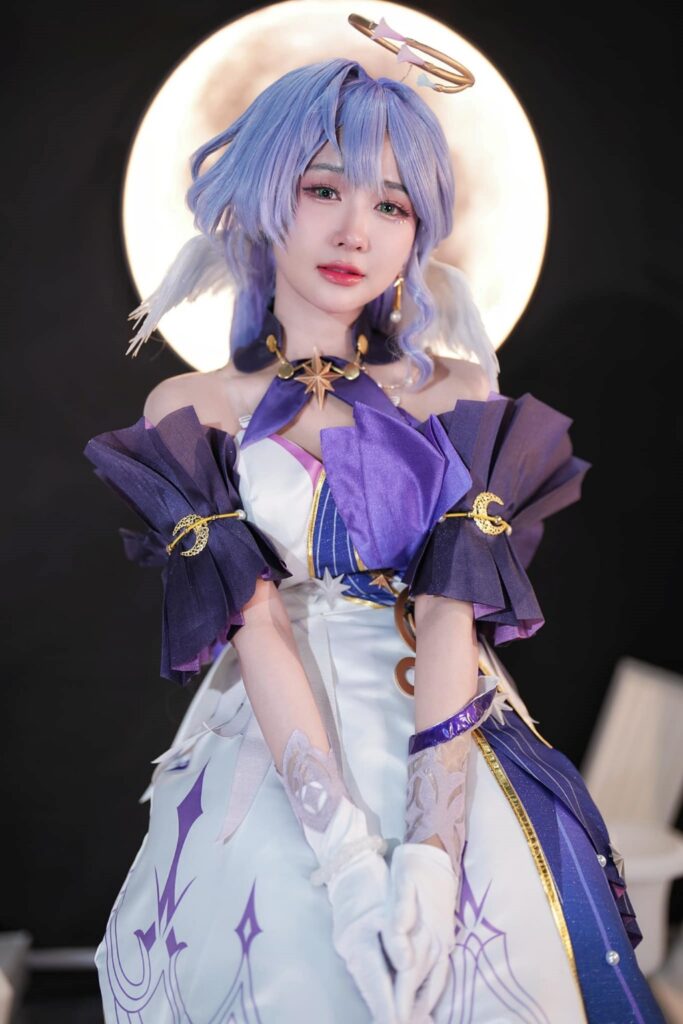 คุณมินตันโชว์แปลงโฉมเป็น Robin จาก Honkai: Star Rail ที่น่ารักทำเอาใจละลาย 6 Robin Honkai: Star Rail Cosplay by Mintan