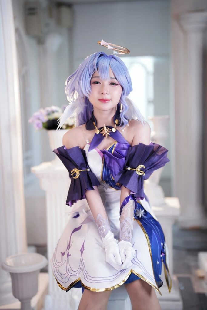 คุณมินตันโชว์แปลงโฉมเป็น Robin จาก Honkai: Star Rail ที่น่ารักทำเอาใจละลาย 8 Robin Honkai: Star Rail Cosplay by Mintan