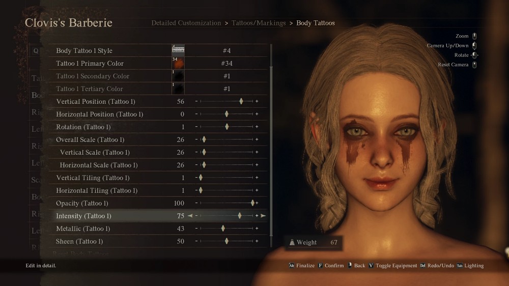 Tattoos Pack Dragon's Dogma II Mod by MelinaYor