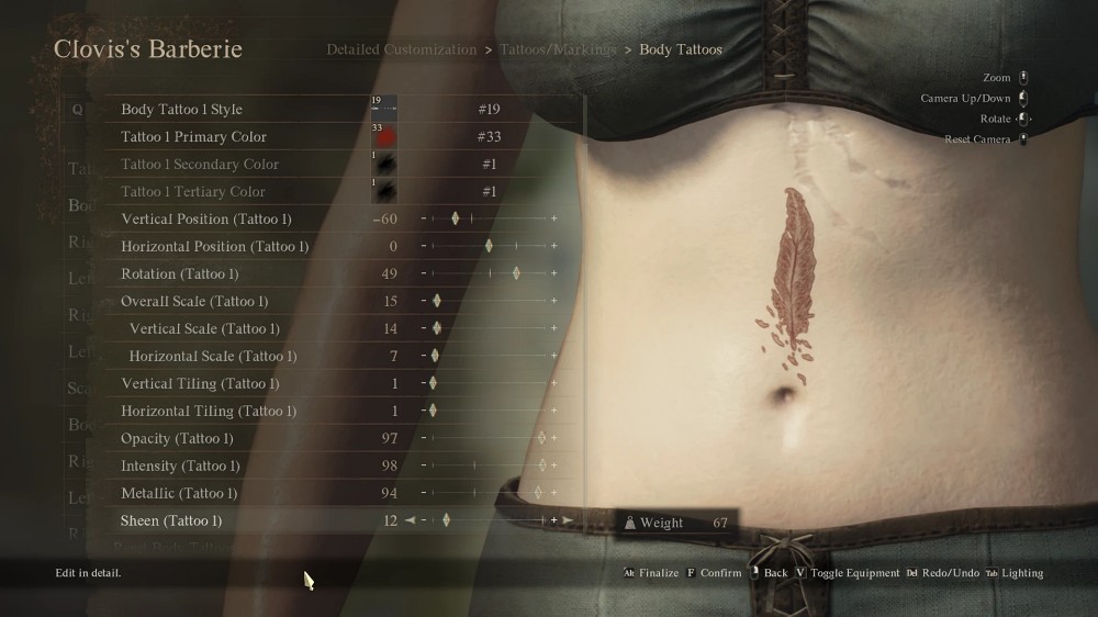 Tattoos Pack Dragon's Dogma II Mod by MelinaYor