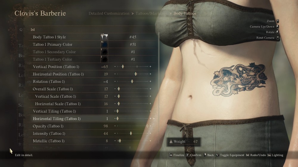 Tattoos Pack Dragon's Dogma II Mod by MelinaYor