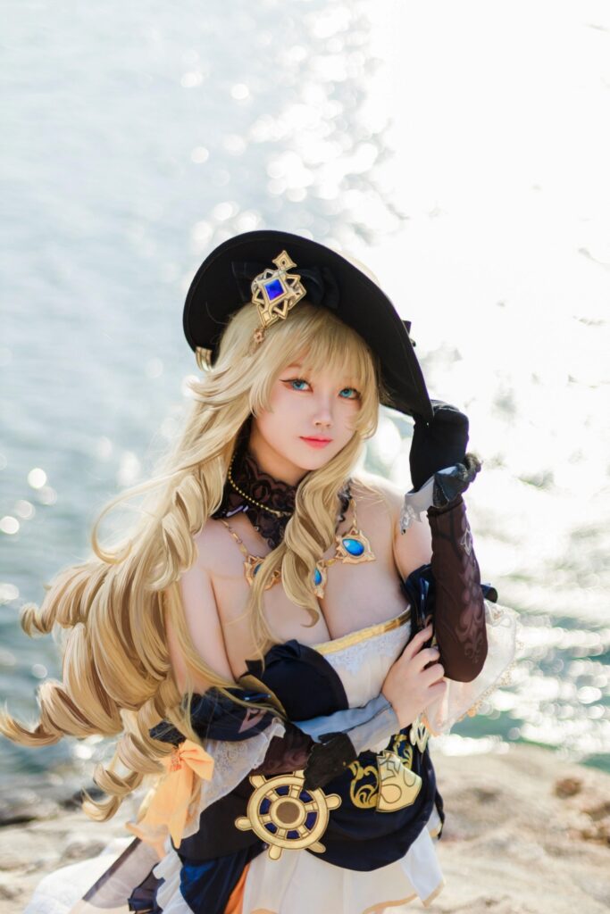 คุณเกรซแปลงโฉมเป็น Navia จาก Genshin Impact ได้สวยปัง! 2 Navia Genshin Impact Cosplay by Grace 8