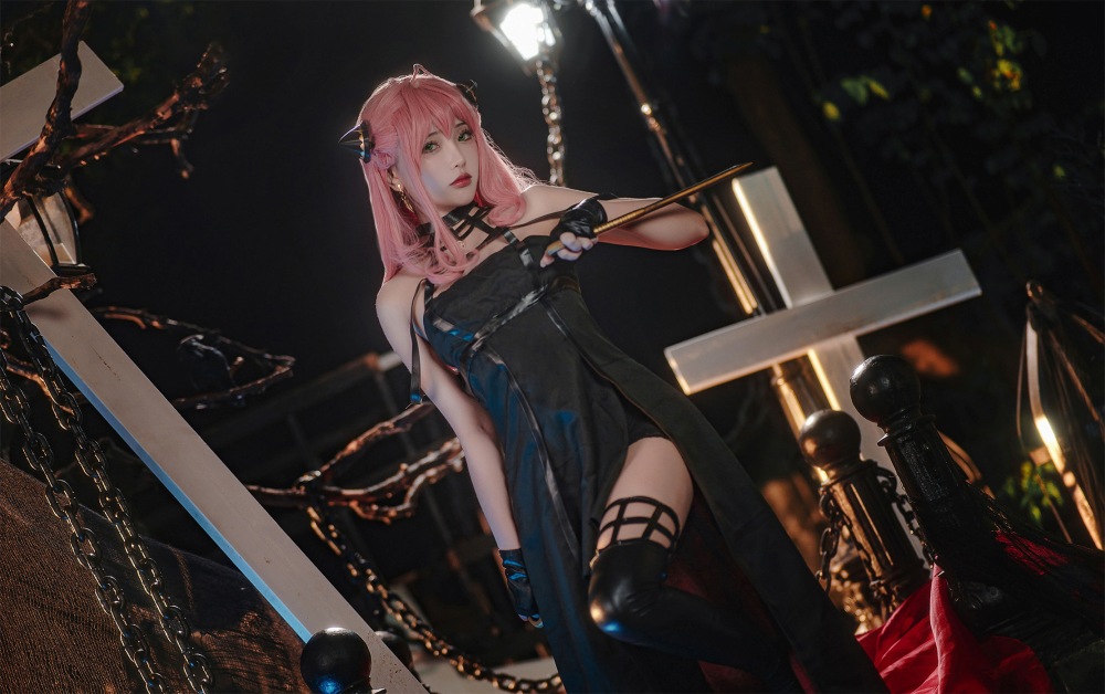 คอสเพลย์ Anya จาก Spy x Family ในสไตล์มือสังหารสาว 4 Anya Spy x Family Cosplay by A-Xuan