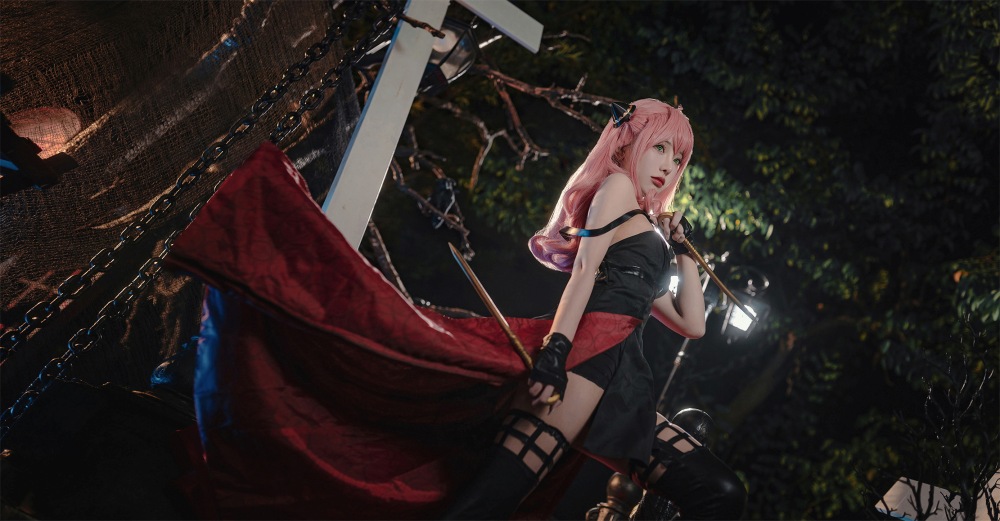 คอสเพลย์ Anya จาก Spy x Family ในสไตล์มือสังหารสาว 7 Anya Spy x Family Cosplay by A-Xuan