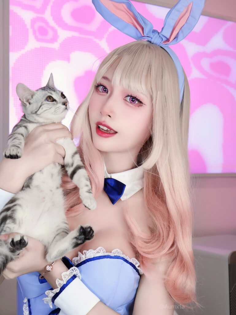 คุณอั้มแปลงโฉมเป็น Marin จากหนุ่มเย็บผ้ากับสาวนักคอสเพลย์ เวอร์ชั่นกระต่ายน้อย 3 Marin My Dress-Up Darling Cosplay by aumx1a