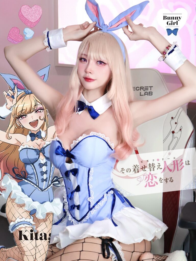 คุณอั้มแปลงโฉมเป็น Marin จากหนุ่มเย็บผ้ากับสาวนักคอสเพลย์ เวอร์ชั่นกระต่ายน้อย 5 Marin My Dress-Up Darling Cosplay by aumx1a