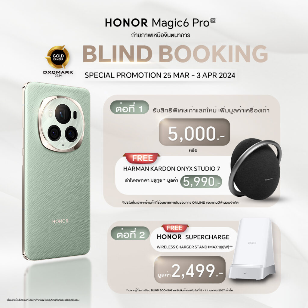 HONOR เตรียมเปิดตัวสมาร์ตโฟนเรือธงรุ่นใหม่ HONOR Magic6 Pro