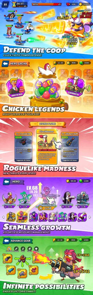 Bawk Bawk Rush เปิดให้บริการบนสโตร์ต่างประเทศแล้ว 8 Bawk Bawk Rush เปิดให้บริการบนสโตร์ต่างประเทศแล้ว