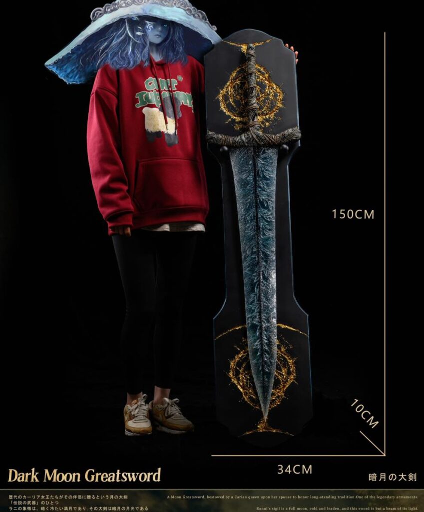 เผย Dark Moon Greatsword ดาบสุดเท่จาก Elden Ring ในขนาด 1:1 3 เผย Dark Moon Greatsword ดาบสุดเท่จาก Elden Ring ในขนาด 1:1