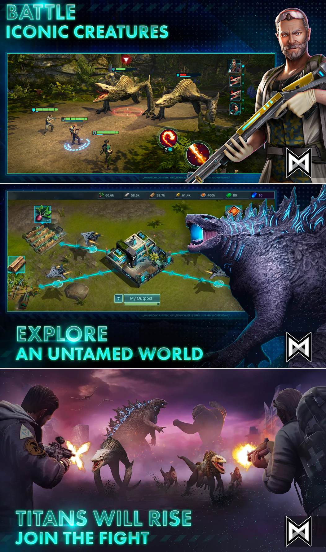 Godzilla x Kong: Titan Chasers เปิดให้บริการทั้ง iOS/Android บนสโตร์ไทยแล้ว 4 Godzilla x Kong: Titan Chasers เปิดให้บริการทั้ง iOS/Android บนสโตร์ไทยแล้ว