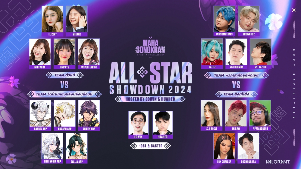 ครั้งแรกในไทย! VALORANT จัดเทศกาลแข่งขันครั้งใหญ่ต้อนรับปีใหม่ไทย “Maha Songkran Open Tournament 2024” 2 ครั้งแรกในไทย! VALORANT จัดเทศกาลแข่งขันครั้งใหญ่ต้อนรับปีใหม่ไทย “Maha Songkran Open Tournament 2024”