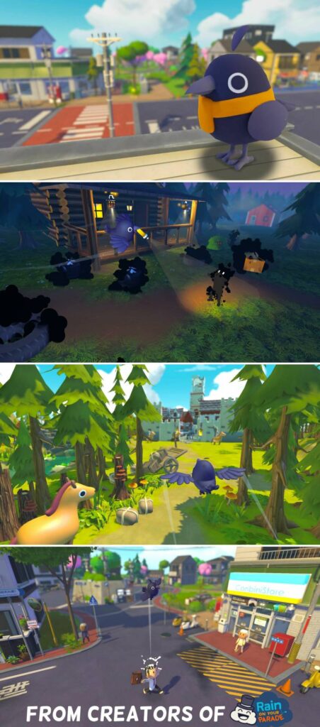 Just Crow Thing เกมผจญภัยที่ให้เราสวมบทเป็นอีกา 2 Just Crow Thing เกมผจญภัยที่ให้เราสวมบทเป็นอีกา