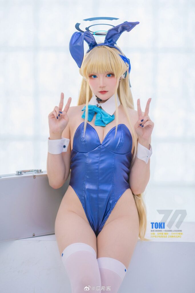 คอสเพลย์ Toki จาก Blue Archive ที่มาในลุคบันนี่เกิร์ลโดนใจ