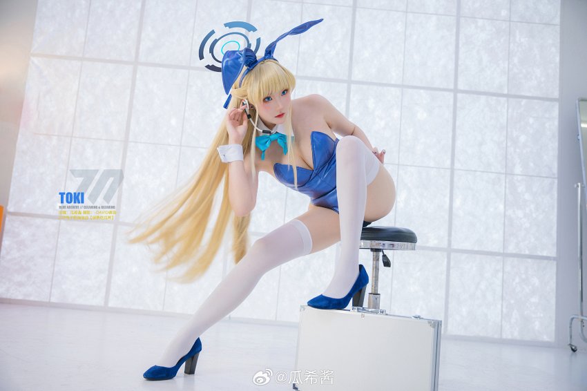 คอสเพลย์ Toki จาก Blue Archive ที่มาในลุคบันนี่เกิร์ลโดนใจ