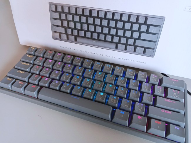 [รีวิว] Tsunami Gaming Keyboard MK-61 Pro
