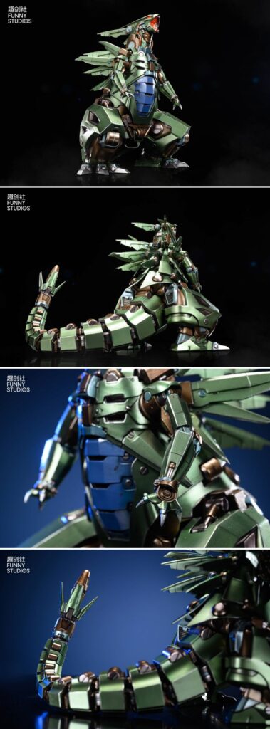ฟิกเกอร์ Tyranitar จาก Pokémon แบบจักรกลสุดอลังการ 2 ฟิกเกอร์ Tyranitar จาก Pokémon แบบจักรกลสุดอลังการ