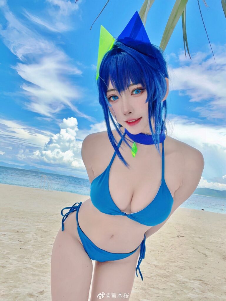 คอสเพลย์ New Jersey จาก Azur Lane เที่ยวทะเล 7 คอสเพลย์ New Jersey จาก Azur Lane เที่ยวทะเล