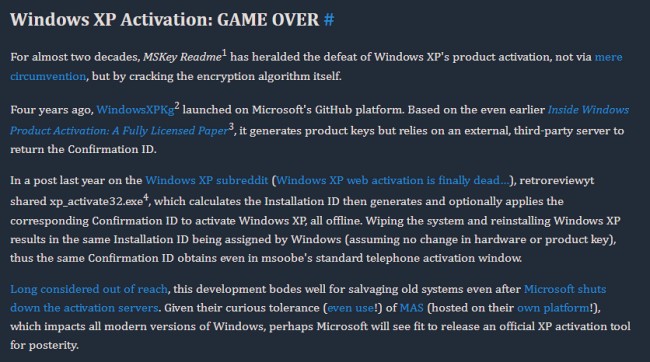 Windows XP ถูกเจาะให้สามารถ Activate ได้โดยไม่ต้องใช้อินเทอร์เน็ต 2 Windows XP ถูกเจาะให้สามารถ Activate ได้โดยไม่ต้องใช้อินเทอร์เน็ต