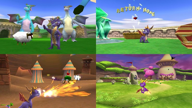 รวมเกมฮิตติดอันดับที่ขายดีที่สุดของ PlayStation 1 7 Spyro the Dragon