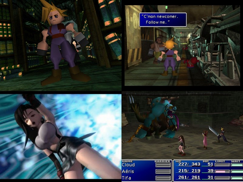 รวมเกมฮิตติดอันดับที่ขายดีที่สุดของ PlayStation 1 21 Final Fantasy VII