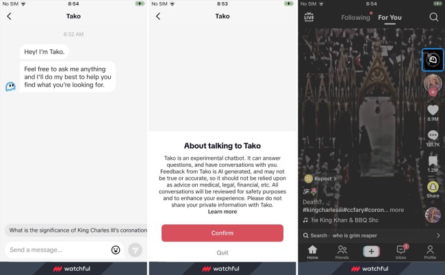 TikTok ทดสอบระบบที่เกี่ยวข้องกับแชทบอท AI 2 TikTok ทดสอบระบบที่เกี่ยวข้องกับแชทบอท AI