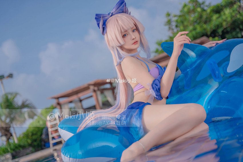 คอสเพลย์ Kokomi จาก Genshin Impact ใส่บิกินี่อวดหุ่นสุดแซ่บ 7 คอสเพลย์ Kokomi จาก Genshin Impact ใส่บิกินี่อวดหุ่นสุดแซ่บ