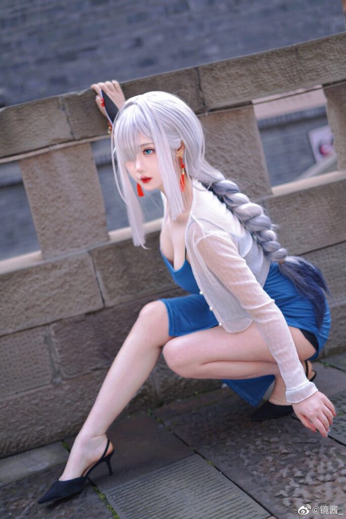 คอสเพลย์ Shenhe ในชุดสายเดี่ยวรัดรูปสุดสวย 6 คอสเพลย์ Shenhe ในชุดสายเดี่ยวรัดรูปสุดสวย