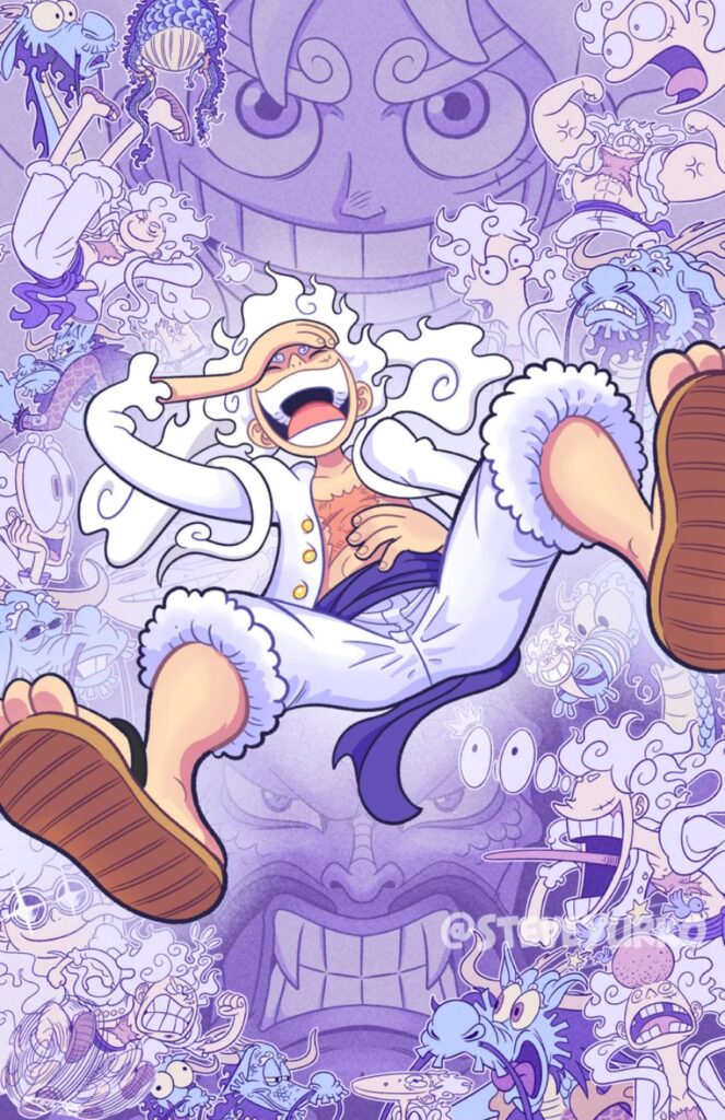 แฟนอาร์ต Luffy เกียร์ 5 จาก Steve Yurko