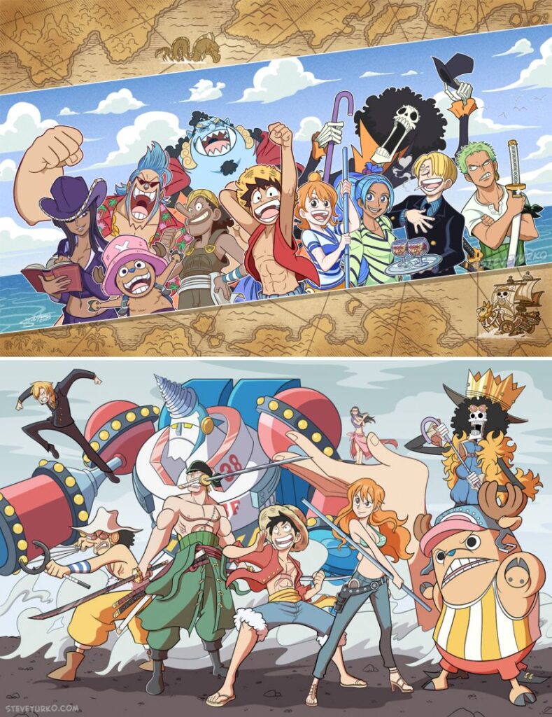 แฟนอาร์ต Luffy เกียร์ 5 จาก Steve Yurko