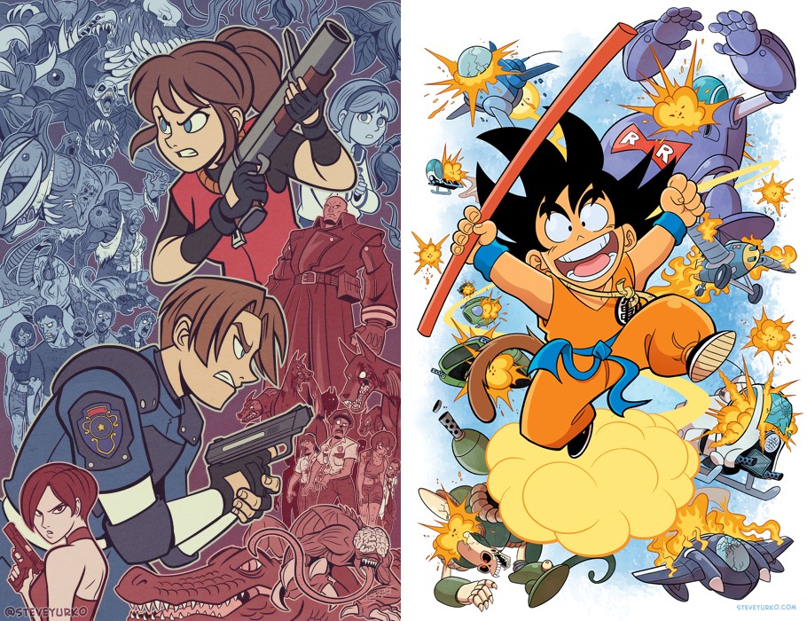 แฟนอาร์ต Luffy เกียร์ 5 จาก Steve Yurko