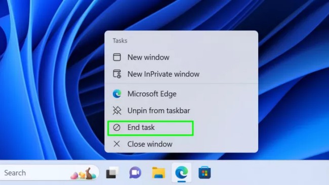 Windows 11 อาจเพิ่มปุ่มให้กด End Task ได้จาก Taskbar โดยตรง 2 Windows 11 อาจเพิ่มปุ่มให้กด End Task ได้จาก Taskbar โดยตรง