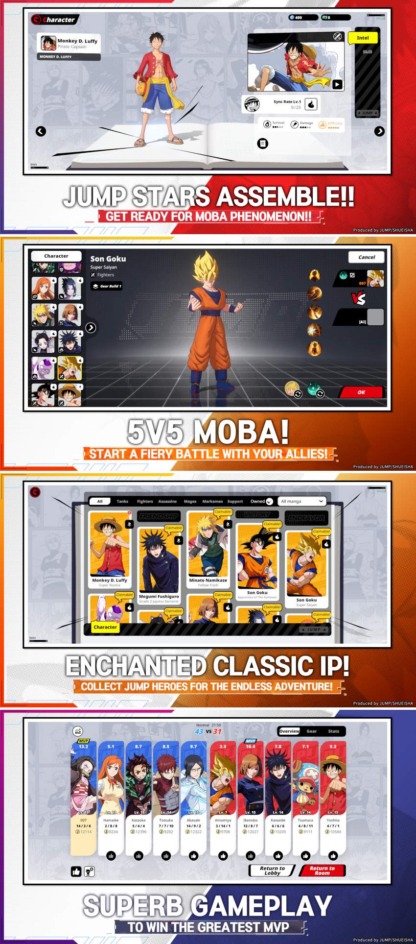 JUMP: Assemble เปิดลงทะเบียนล่วงหน้าบนสโตร์ไทยแล้ว (เฉพาะ iOS) 5 JUMP-Assemble Screenshot