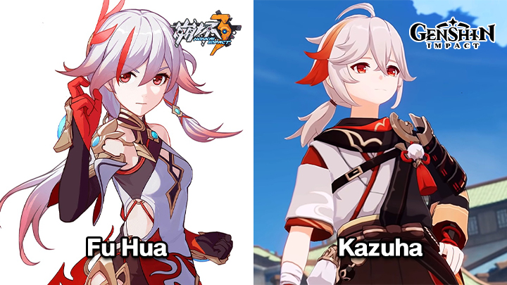 8 ตัวละครหน้าเหมือนจาก Honkai สู่ Genshin Impact