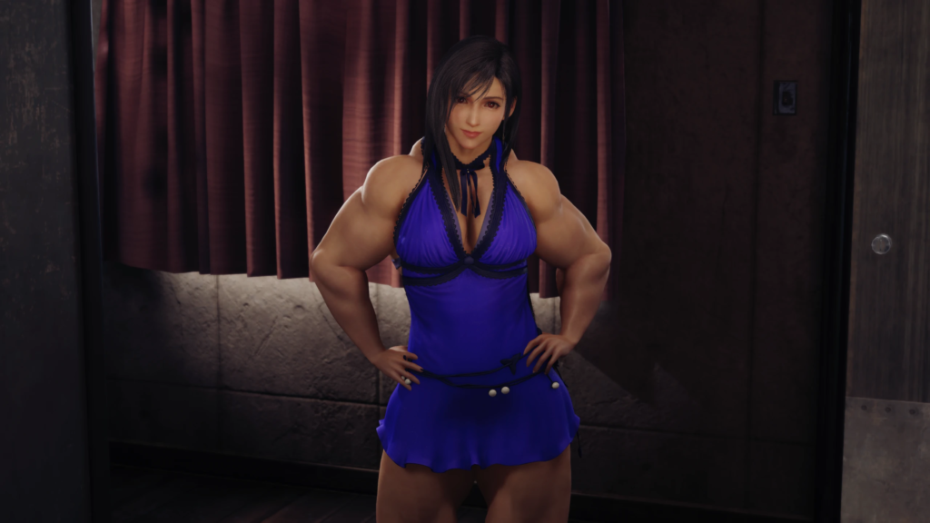 Buffed Female Final Fantasy VII Remake Mod by FudgeX02