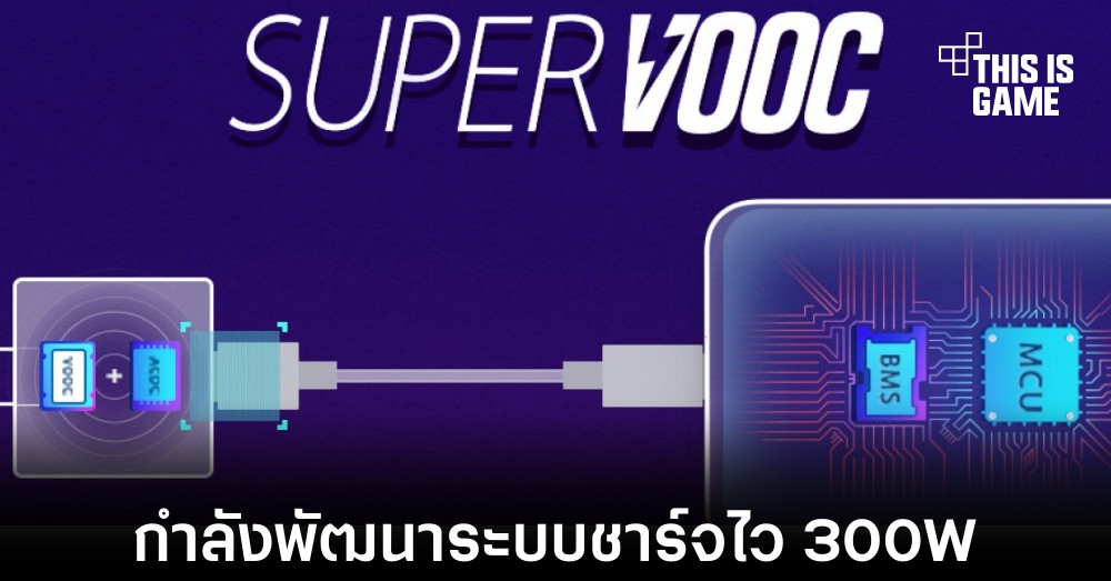 OPPO อาจกำลังพัฒนาระบบชาร์จไวระดับ 300W 1 OPPO อาจกำลังพัฒนาระบบชาร์จไวระดับ 300W