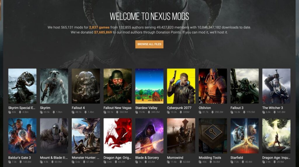 เว็บไซต์ Nexusmods ล่มหลังจากมีผู้เล่นเข้ามาดาวน์โหลด Mod Fallout 2 Nexusmods ล่ม Fallout