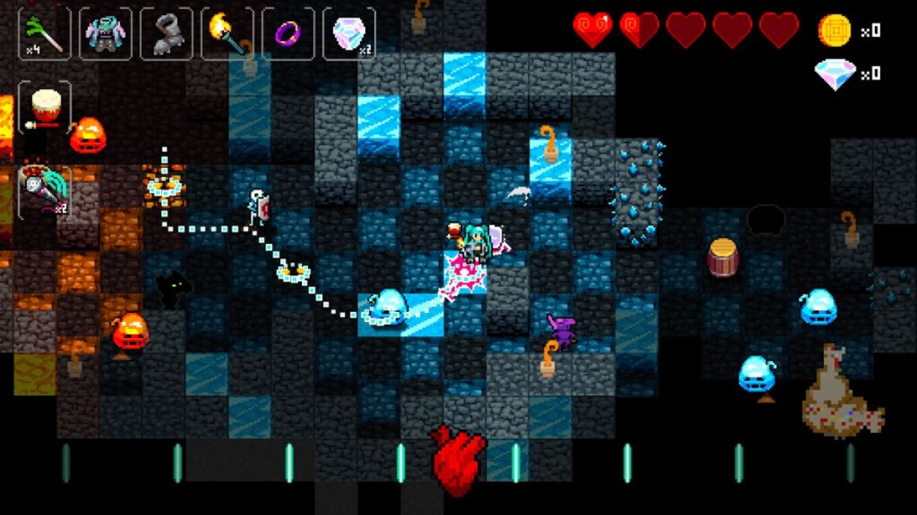 Crypt Of The NecroDancer เปิดตัว DLC ใหม่ร่วมกับ Hatsune Miku 3 Crypt Of The NecroDancer